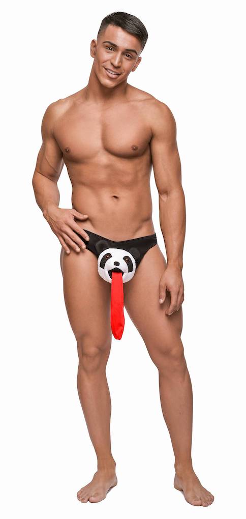 mppak724 malepower bad ass panda bikini black