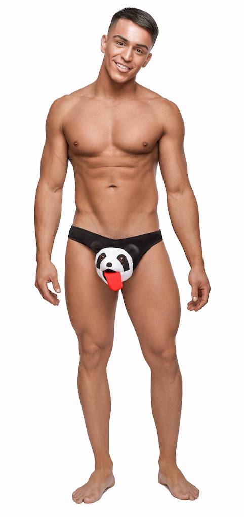 mppak724 malepower bad ass panda bikini black