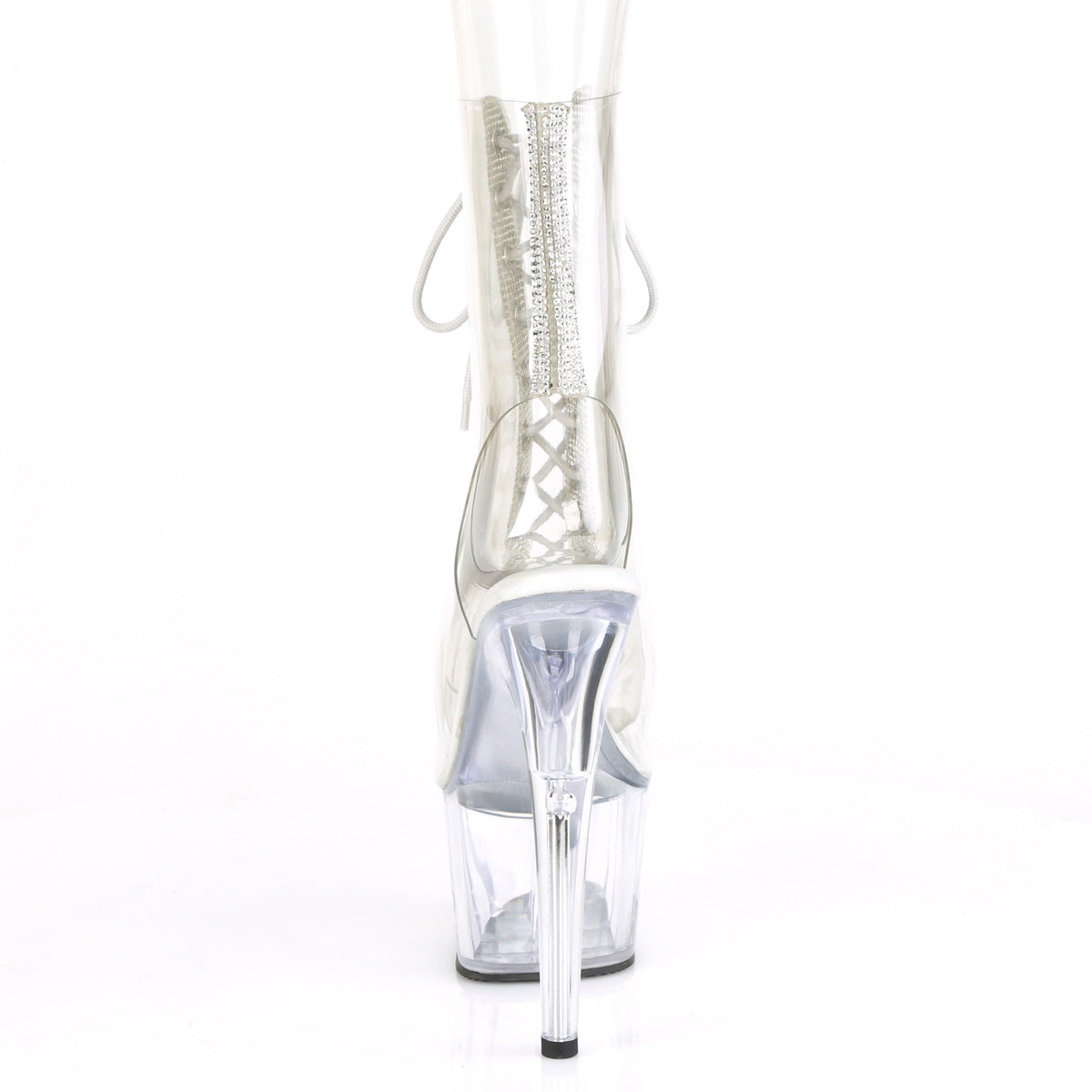 ADORE-1016C-2 Pleaser Clear-Rhinestones/Clear Platform Shoes (Sexy Shoes)