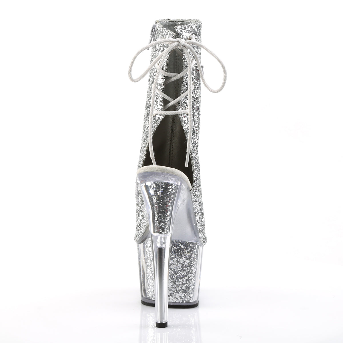 ADORE-1018G Pleaser Silver Glitter/Silver Glitter Platform Shoes (Sexy Shoes)