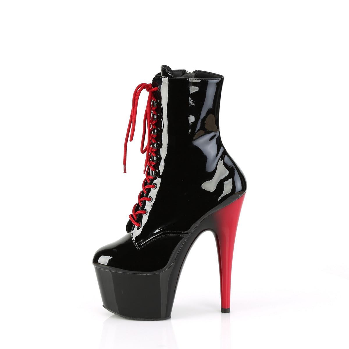 ADORE-1020 Pleaser Black Patent-Red Platform Shoes (Sexy Shoes)