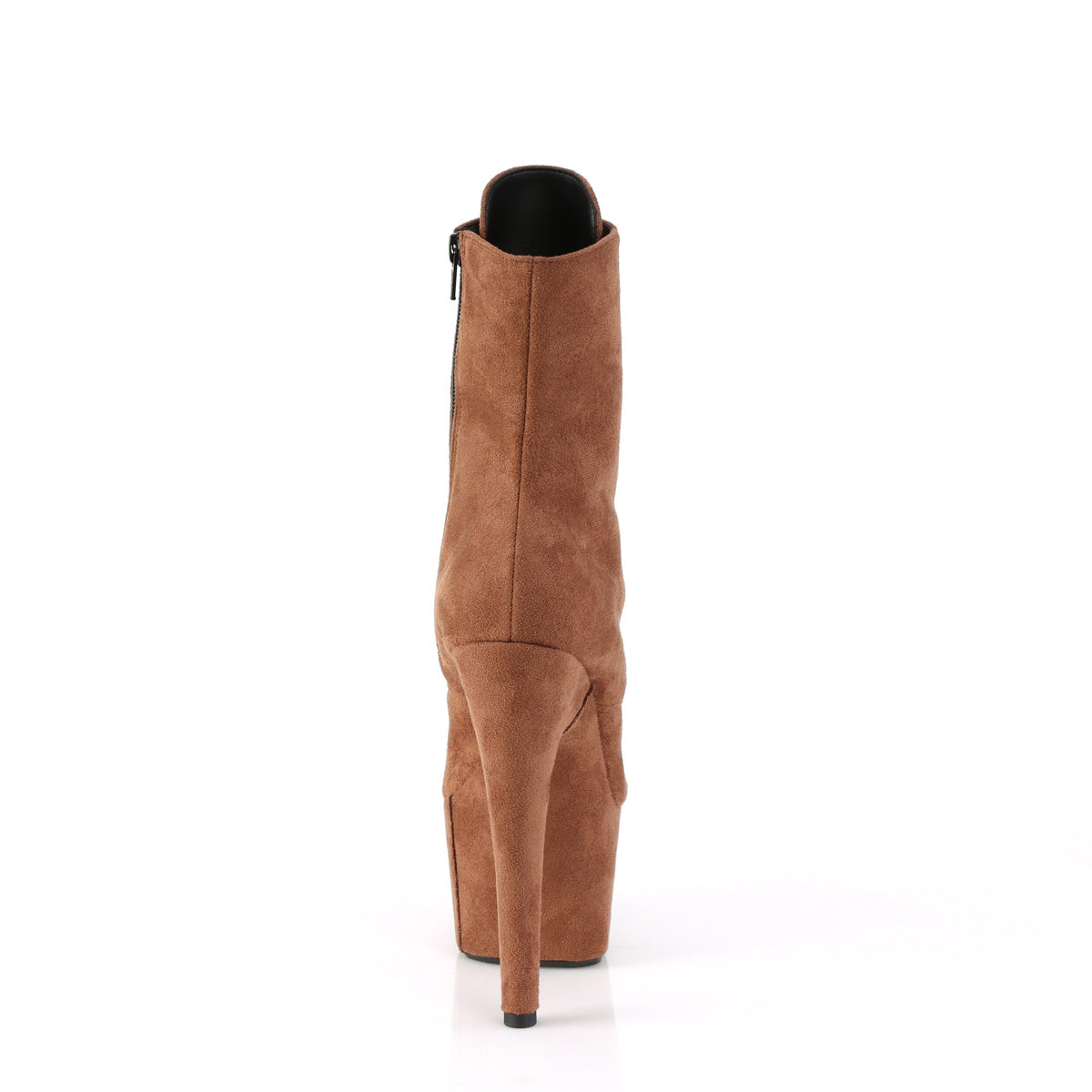 ADORE-1020FS Pleaser Caramel Faux Suede/Caramel Faux Suede Platform Shoes (Sexy Ankle Boots)