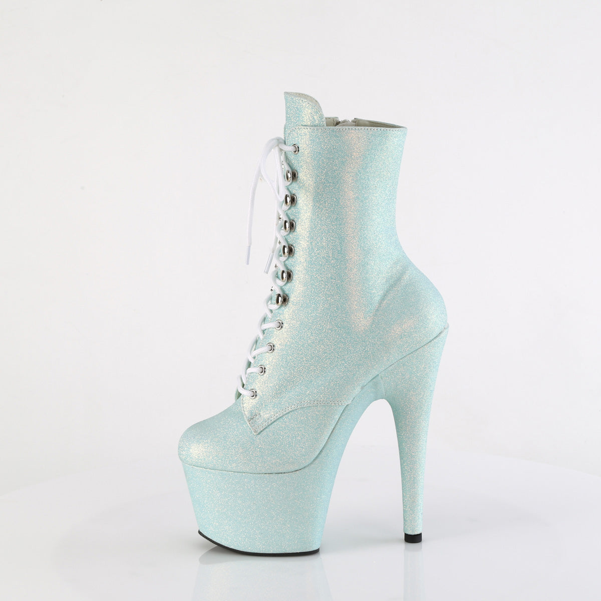 ADORE-1020SDG Pleaser B Blue Sawdust Glitter Platform Shoes (Sexy Shoes)