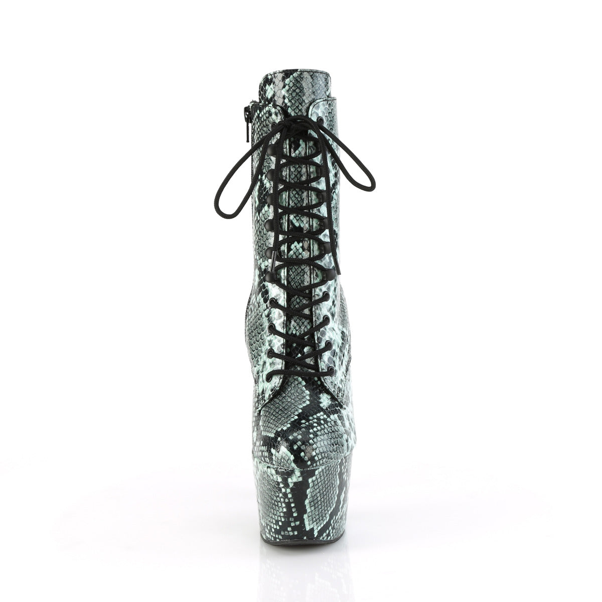 ADORE-1020SPWR Pleaser Mint Snake Printint Snake Print Platform Shoes (Sexy Ankle Boots)