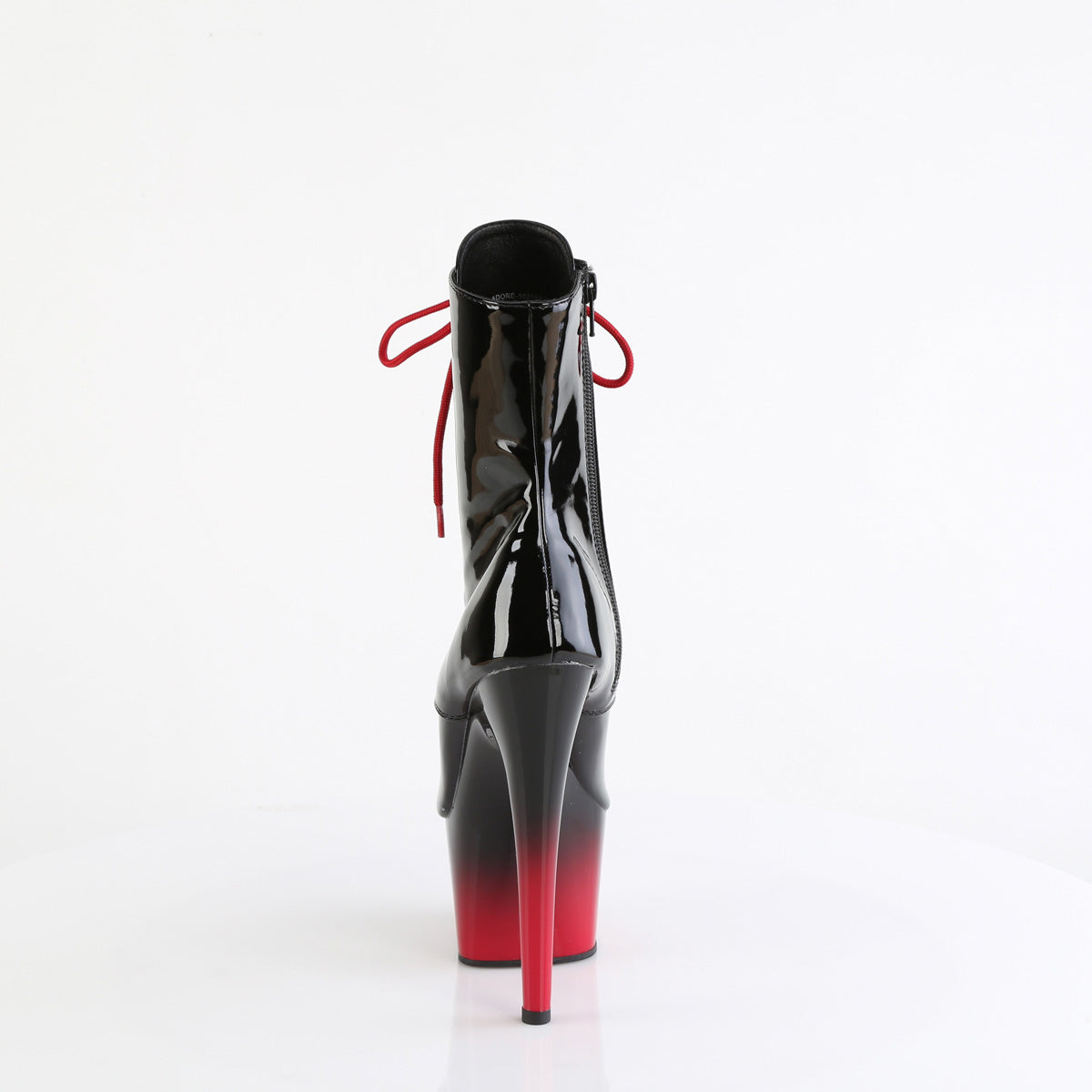 ADORE-1021BR-H Pleaser Black Patent-Red Platform Shoes (Sexy Shoes)