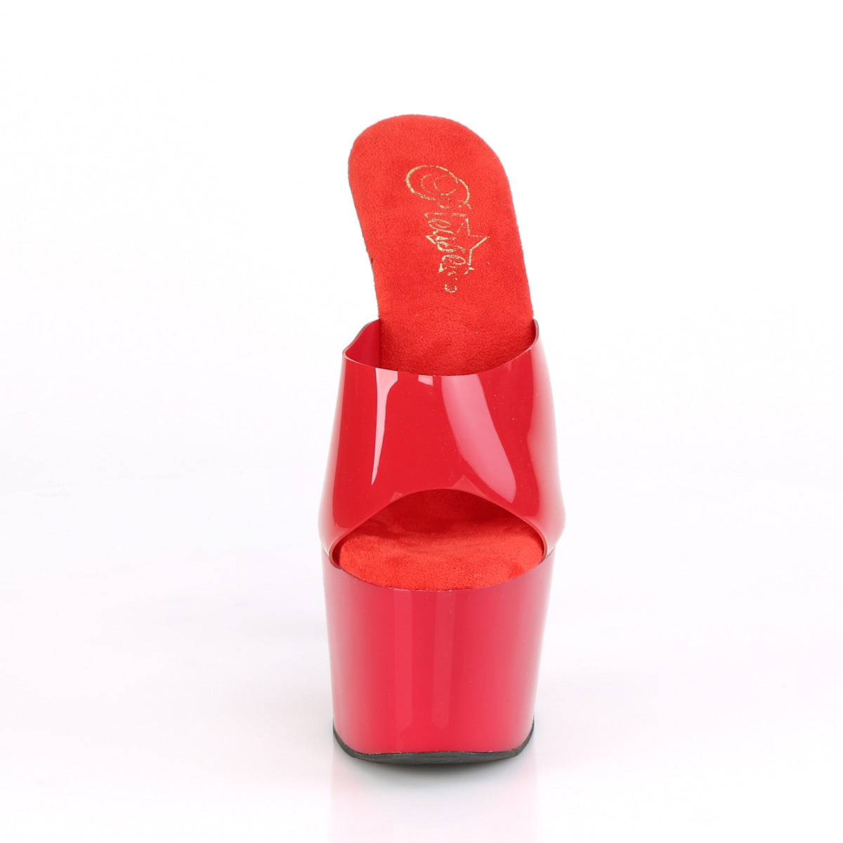 ADORE-701N Pleaser Red (Jelly-Like) TPU/Red Platform Shoes (Sexy Shoes)