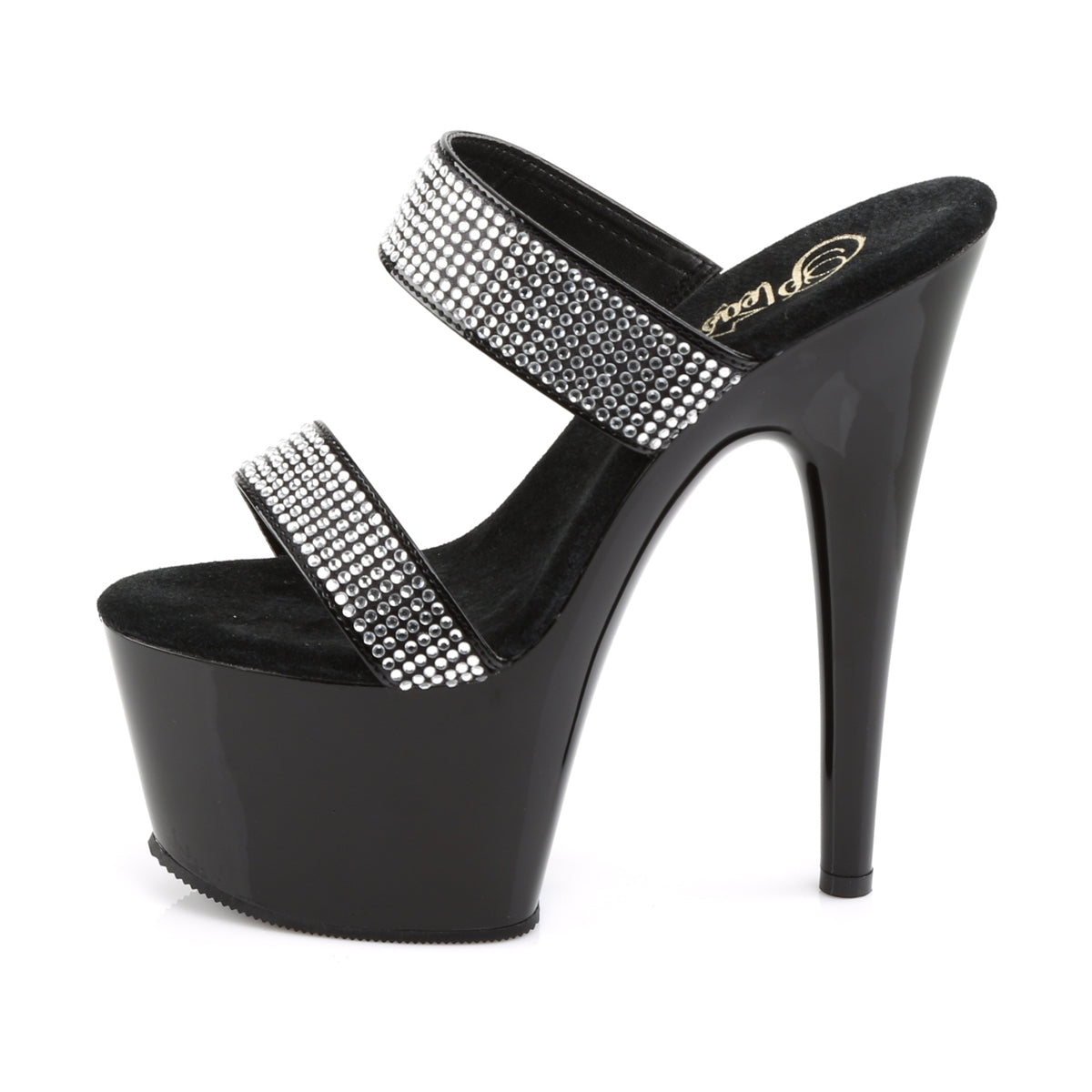 ADORE-702-2 Pleaser Black Platform Shoes (Sexy Shoes)