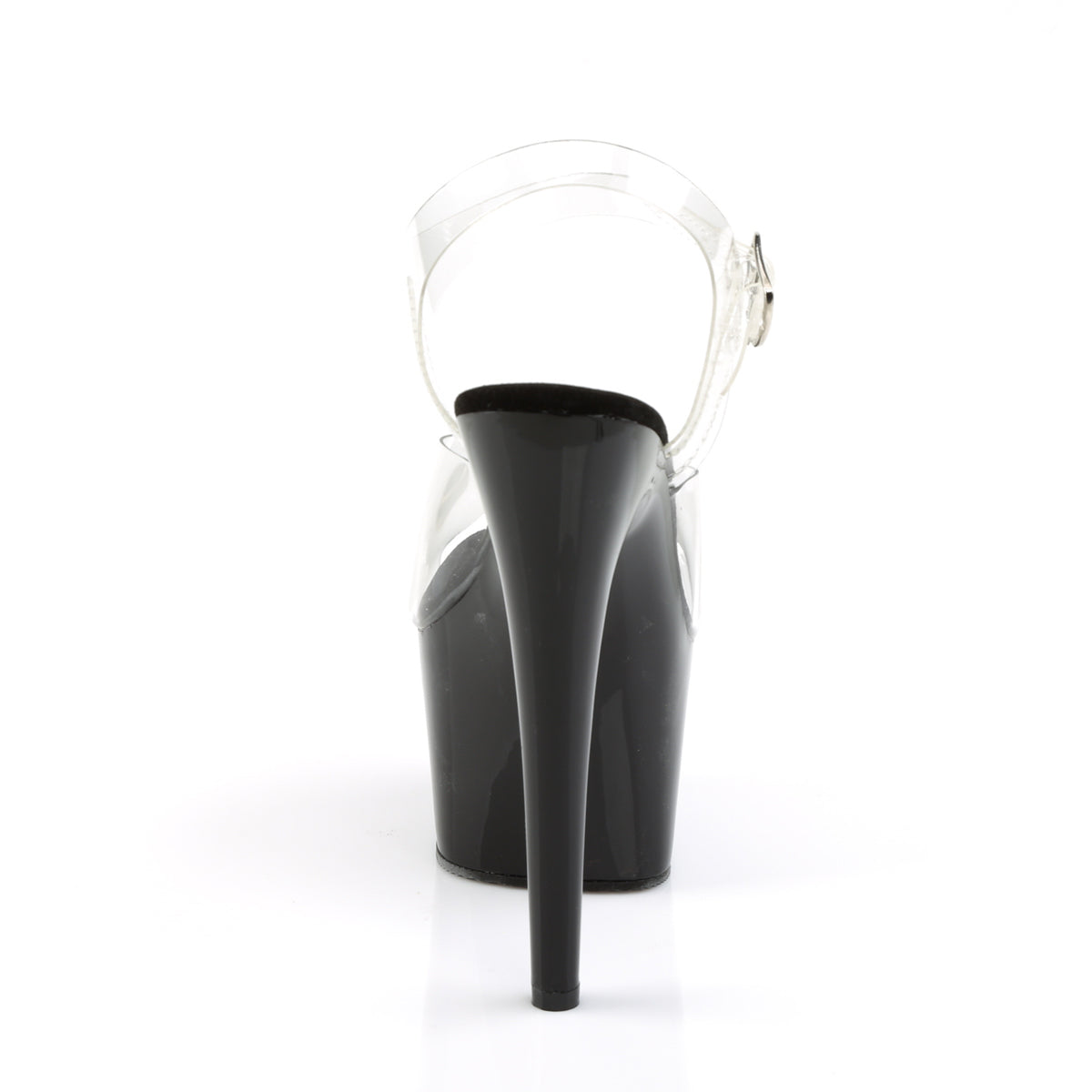 ADORE-708 Pleaser Clear/Black Platform Shoes (Sexy Shoes)