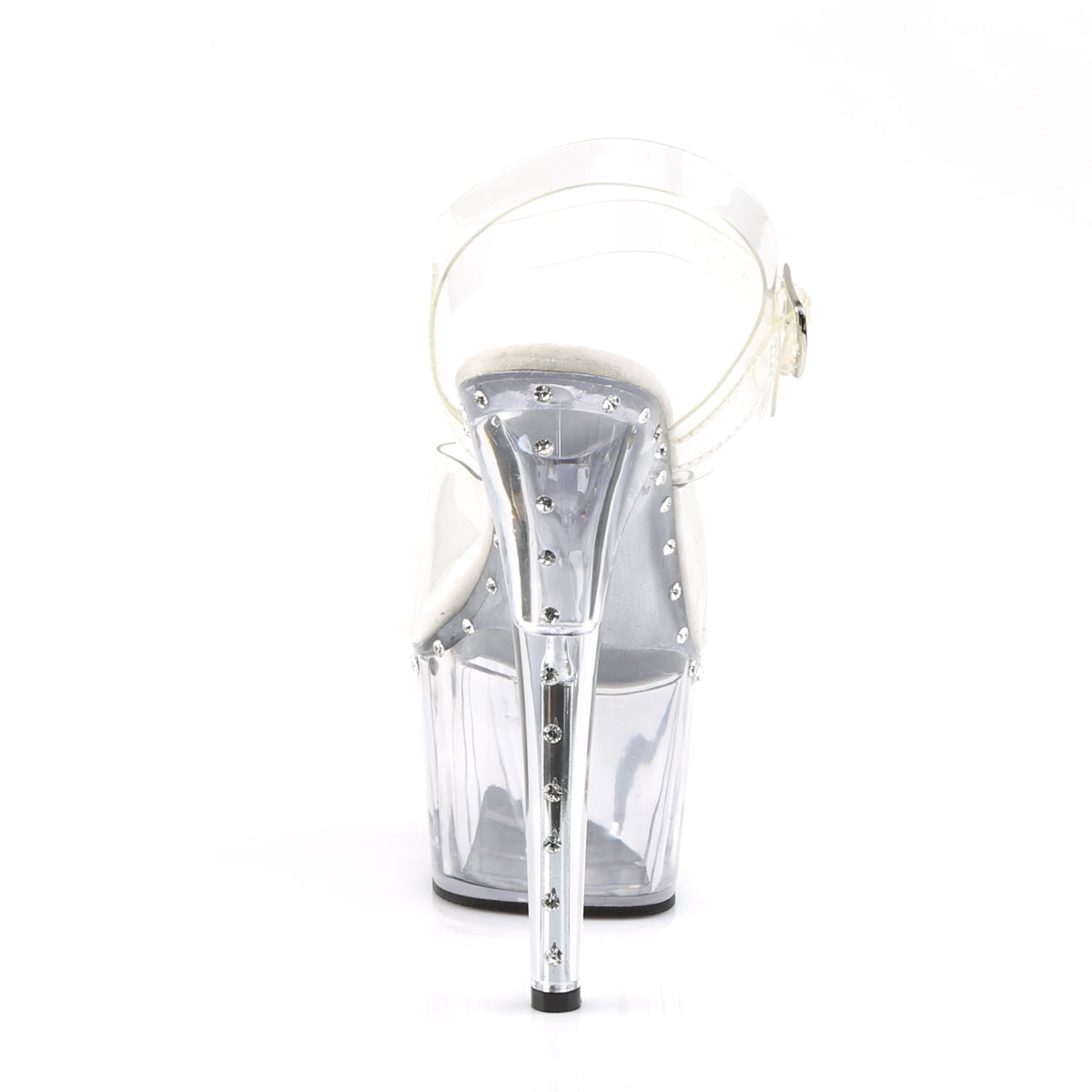 ADORE-708LS Pleaser Clear Transparent Platform Shoes (Sexy Shoes)