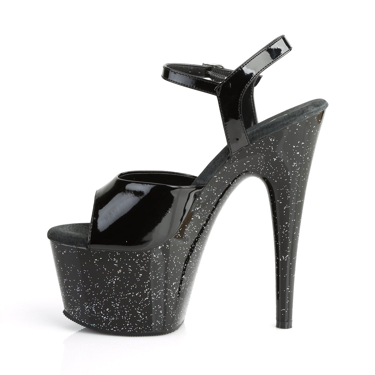 ADORE-709MG Pleaser Black Patent Platform Shoes (Sexy Shoes)