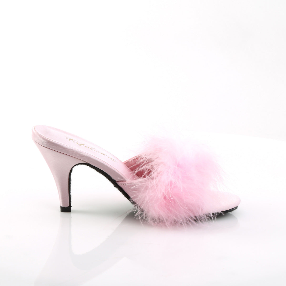 AMOUR-03 Fabulicious B Pink Pu-Fur Shoes (Sexy Shoes)