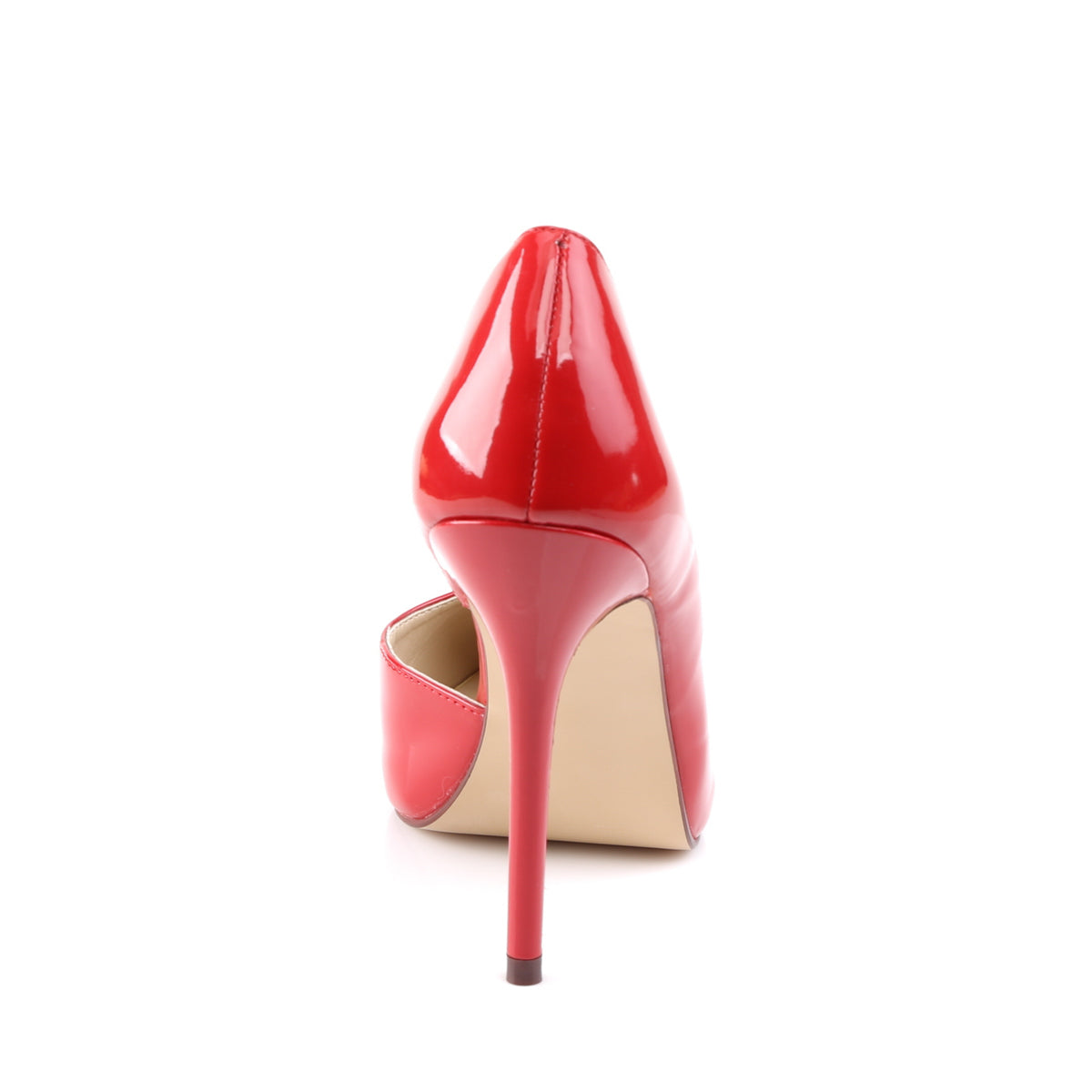 AMUSE-22 Pleaser Red Patent Single Sole Shoes (Sexy Shoes)