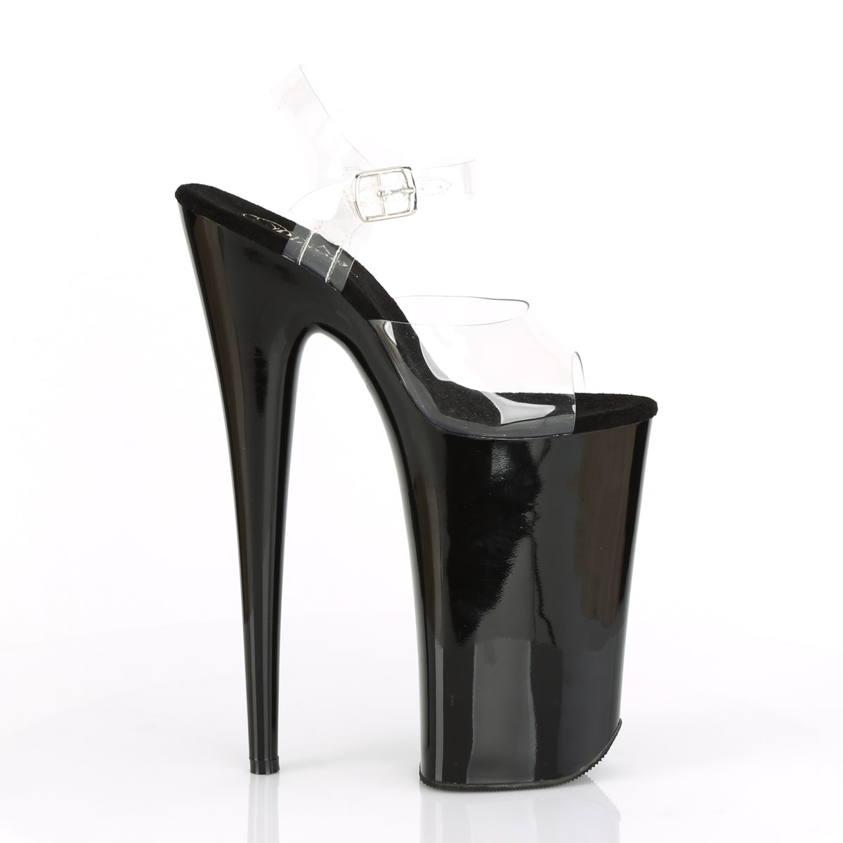 BEYOND-008 Pleaser Clear/Black Platform Shoes (Sexy Shoes)