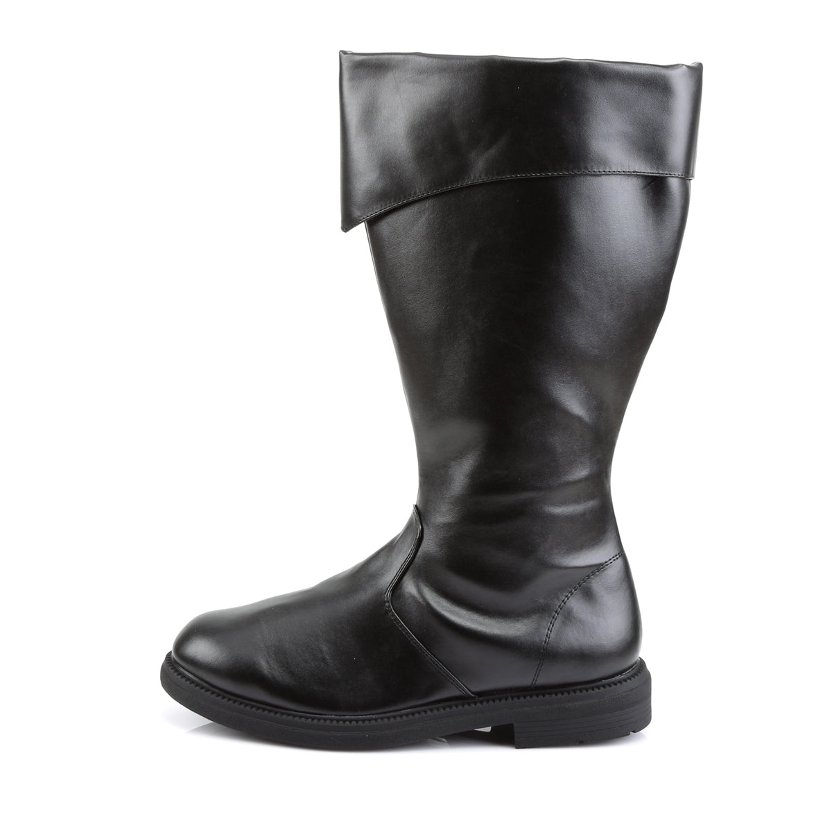 CAPTAIN-105 Cosplay Funtasma Men's Boots Black Pu