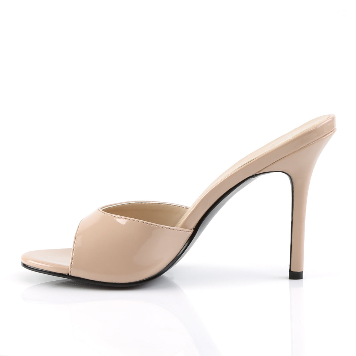 CLASSIQUE-01 Pleaser Nude Patent Single Sole Shoes (Sexy Shoes)