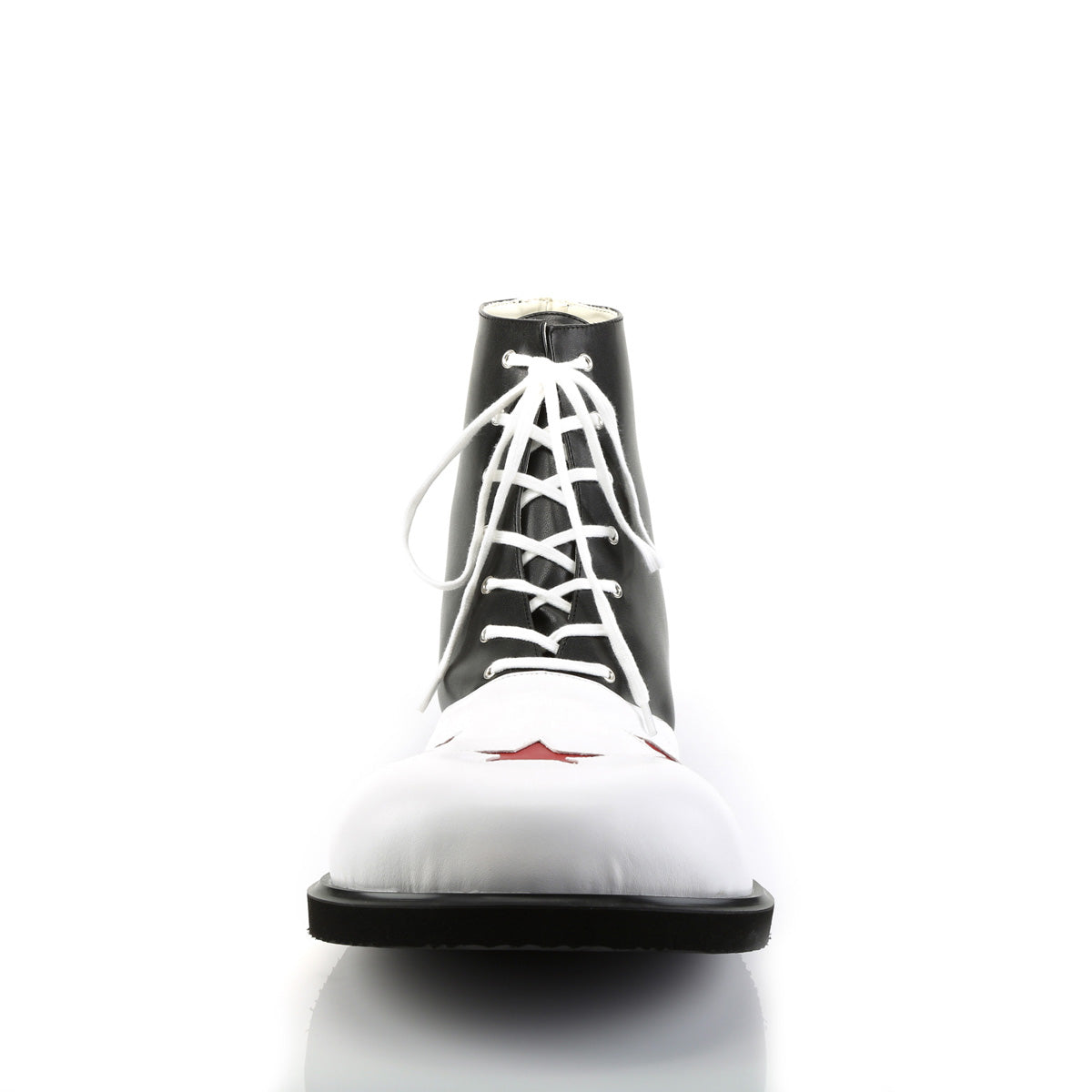 CLOWN-02 Cosplay Funtasma Men's Shoes Black-White Pu