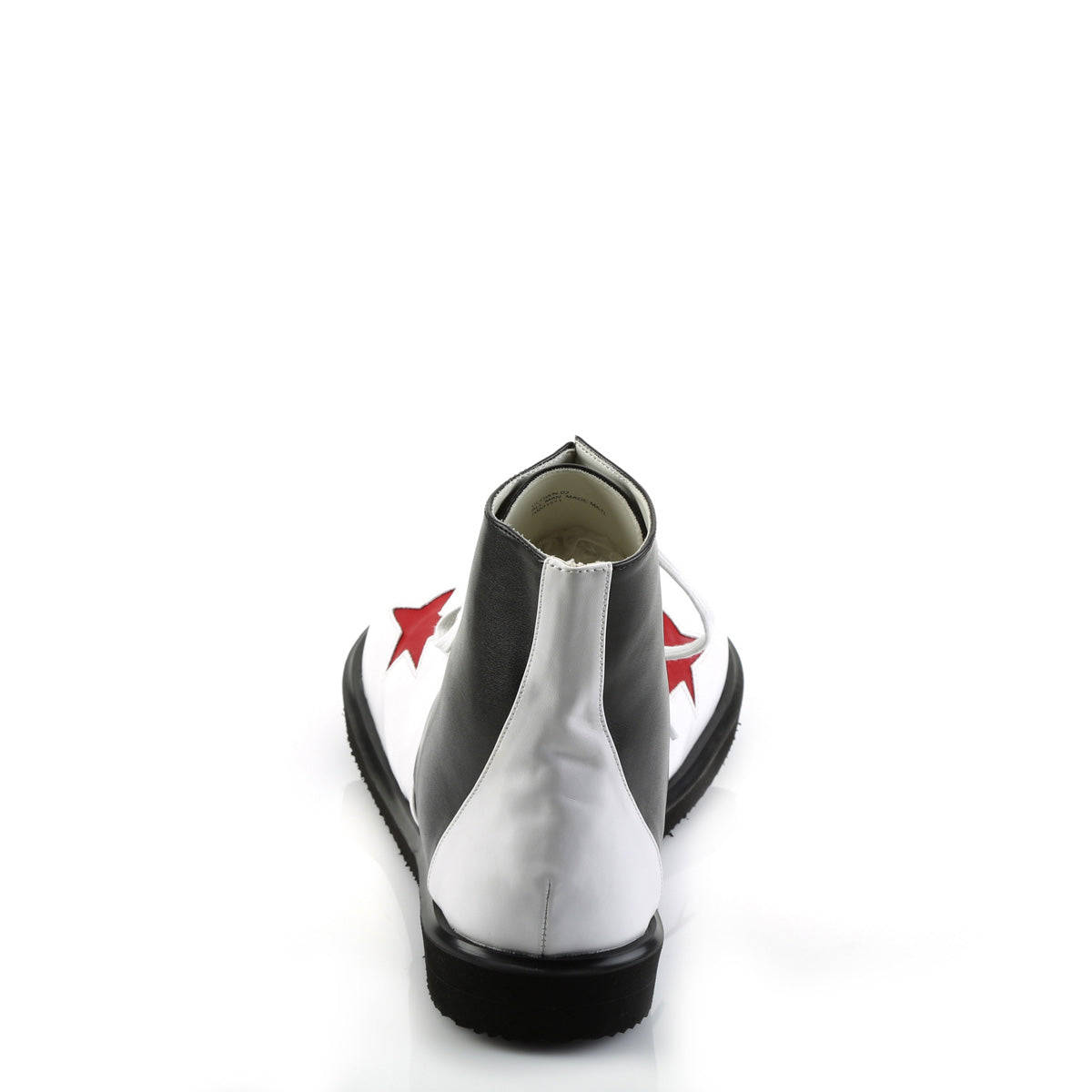 CLOWN-02 Cosplay Funtasma Men's Shoes Black-White Pu