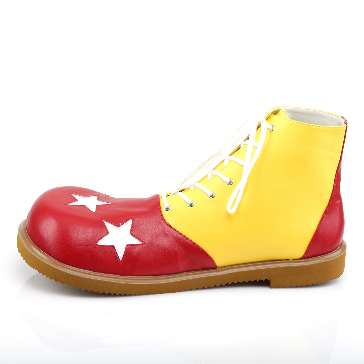 CLOWN-02 Cosplay Funtasma Men's Shoes Yellow-Red Pu