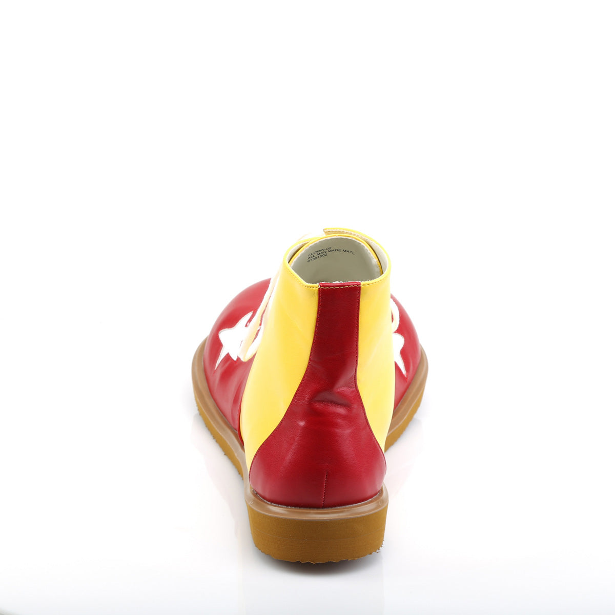 CLOWN-02 Cosplay Funtasma Men's Shoes Yellow-Red Pu