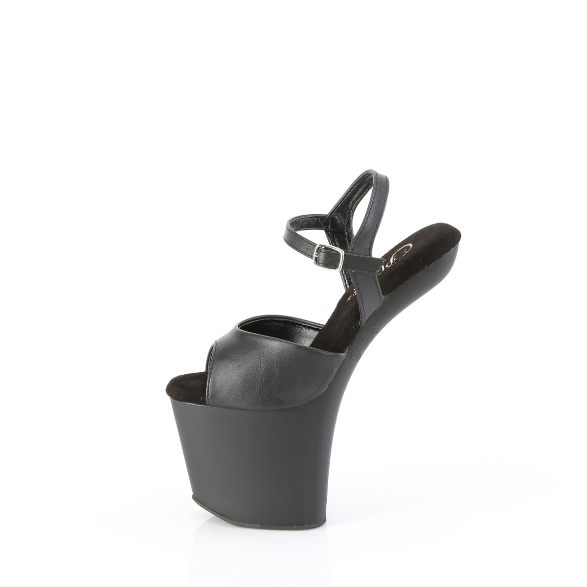 CRAZE-809 Pleaser Black Faux Leather/Black Matte Platform Shoes (Sexy Shoes)