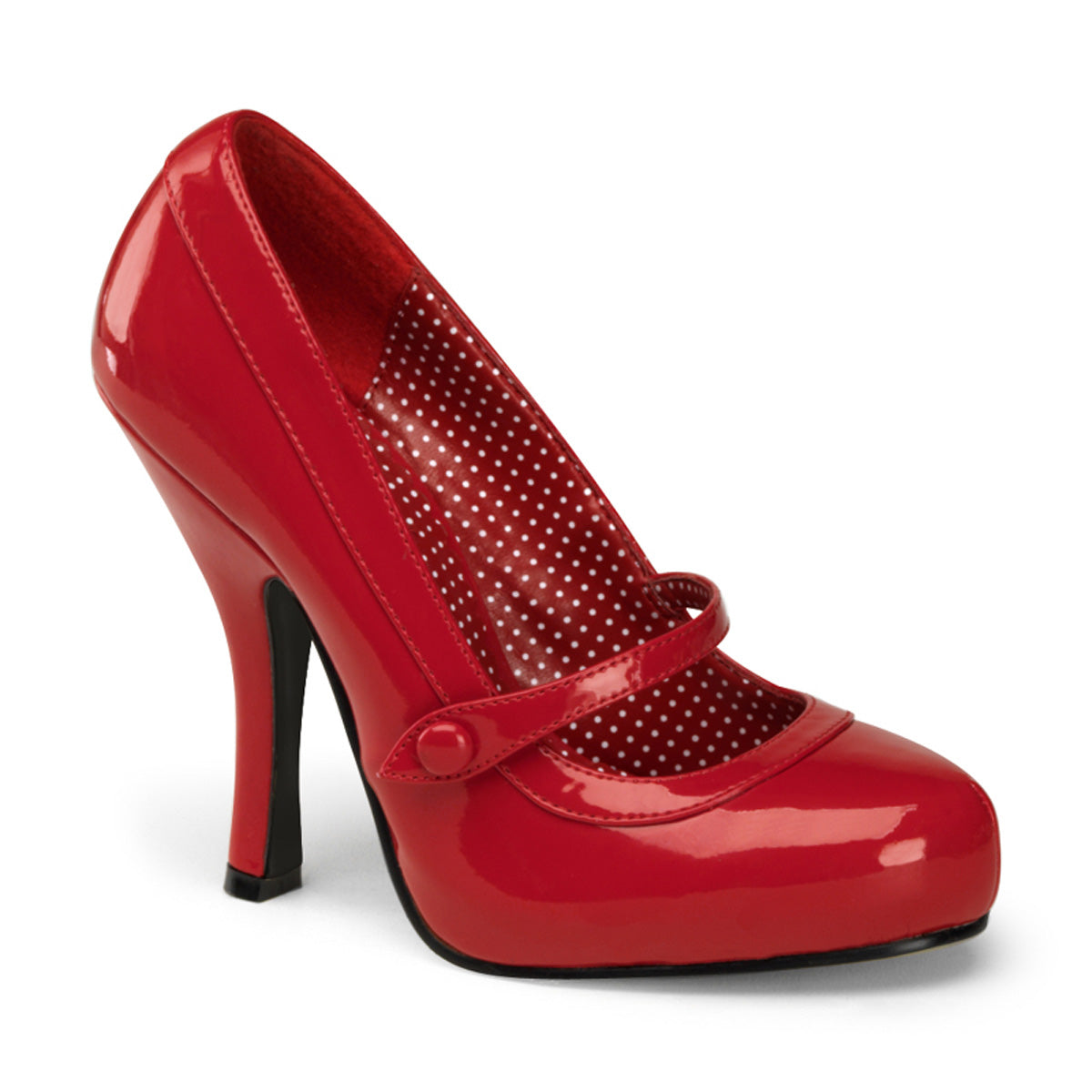 CUTIEPIE-02 Retro Glamour Pin Up Couture Platforms Red Pat