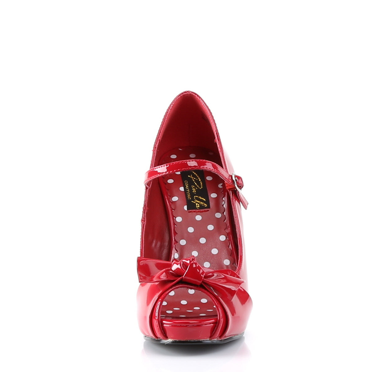 CUTIEPIE-08 Pin Up Couture Red Patent Platforms (Retro Glamour Shoes)