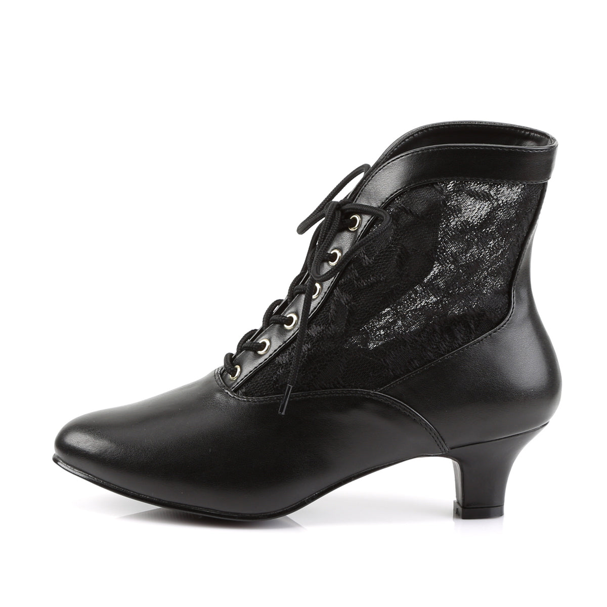 DAME-05 Funtasma Black Pu-Lace Women's Boots (Sexy Shoes)