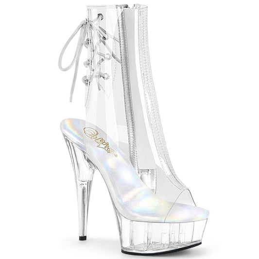 DELIGHT-1018C Pleaser Clear Transparent Platform Shoes (Sexy Shoes)