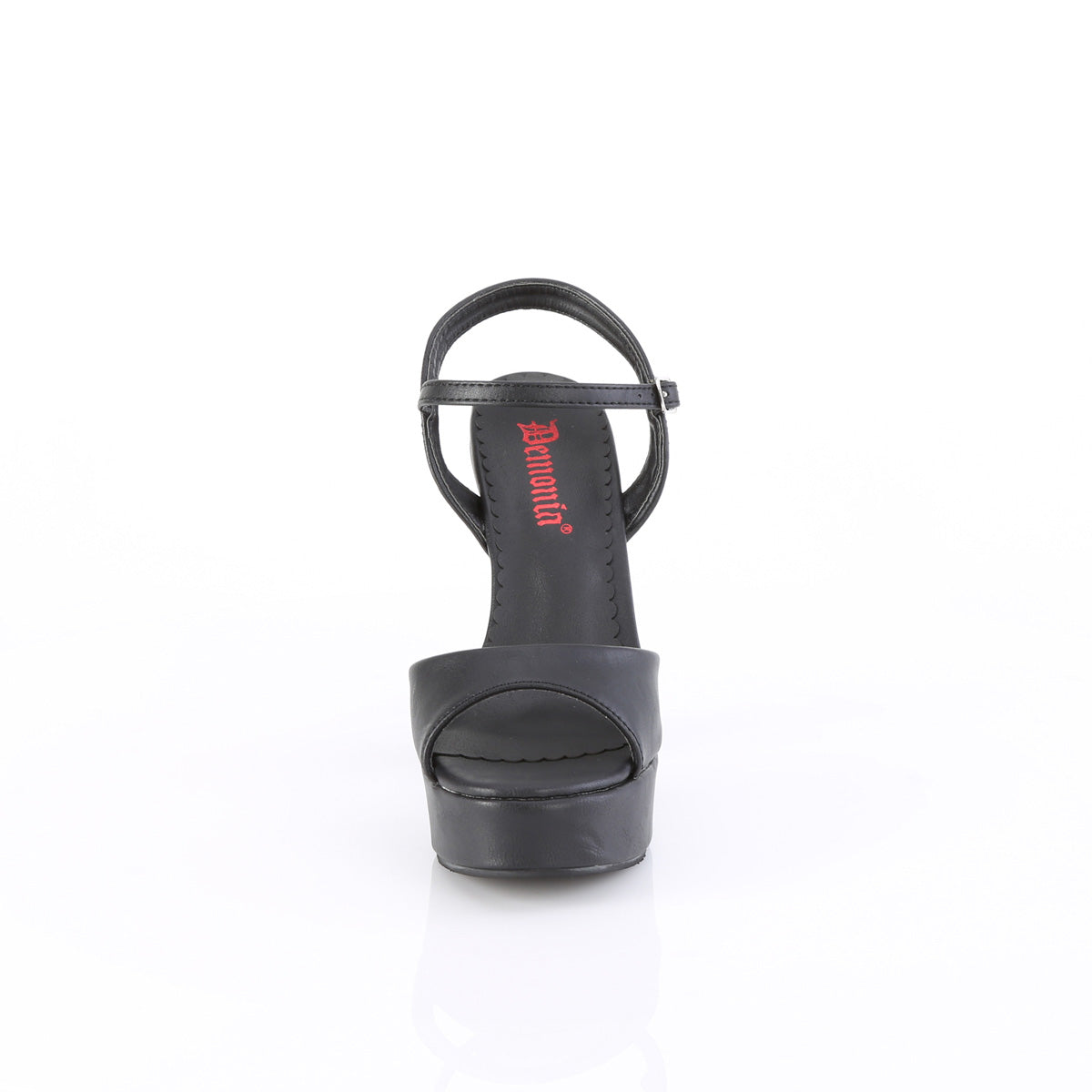 DOLLY-09 Demonia Black Vegan Leather Women's Sandals (Sexy Shoes)