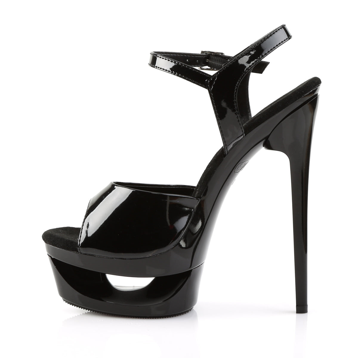 ECLIPSE-609 Pleaser Black Patent Platform Shoes (Sexy Shoes)