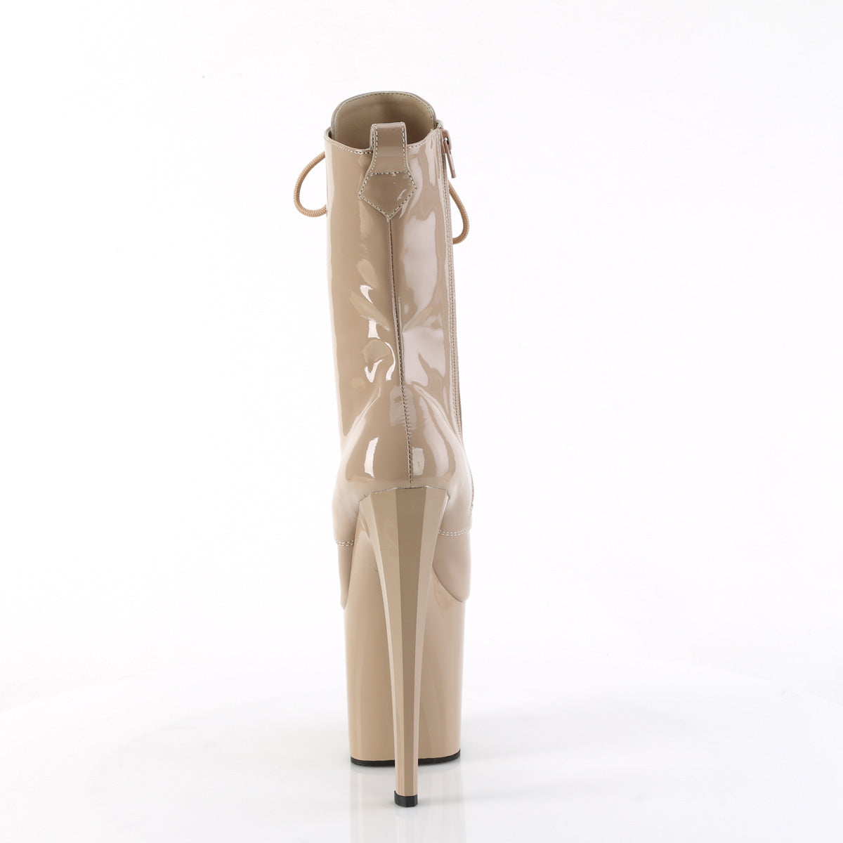 ENCHANT-1040 Pleaser Nude Patent/Nude Platform Shoes (Sexy Shoes)