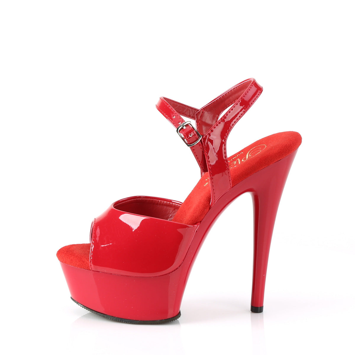 EXCITE-609 Pleaser Red Patent/Red Platform Shoes (Sexy Shoes)