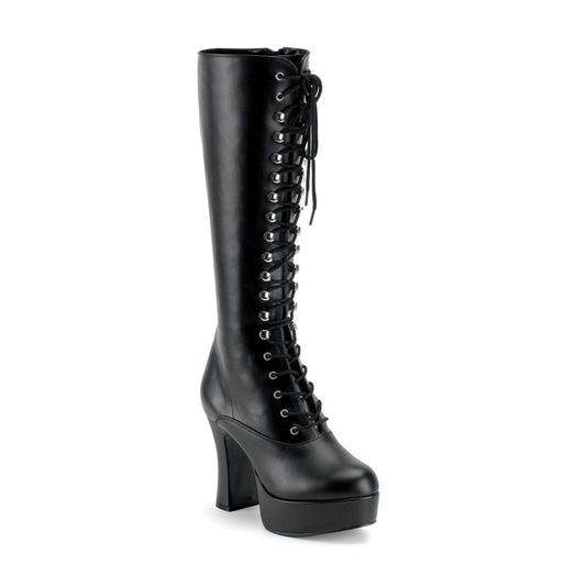 EXOTICA-2020 Fancy Dress Costume Funtasma Women's Boots Blk Pu