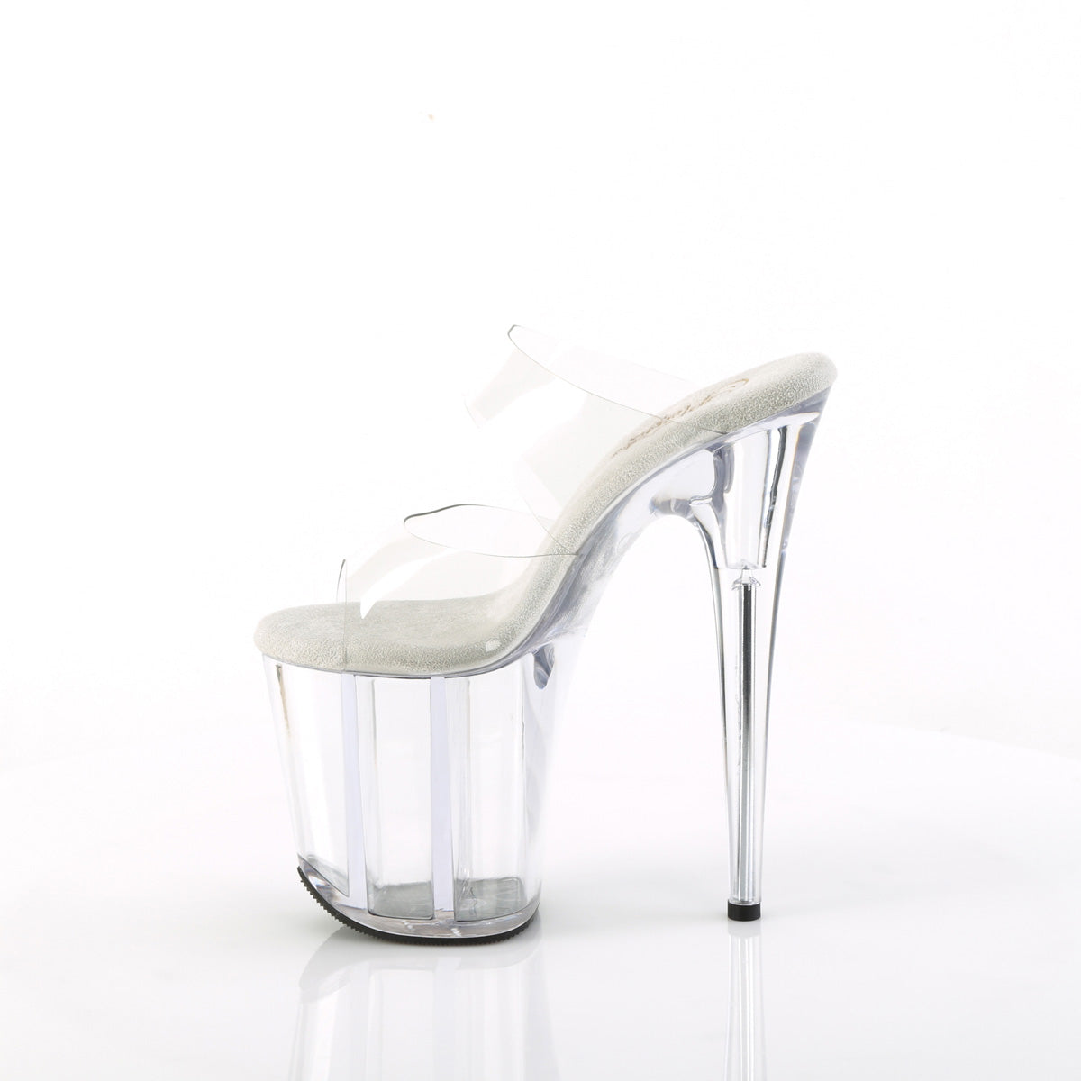 FLAMINGO-802 Pleaser Clear Transparent Platform Shoes (Sexy Shoes)