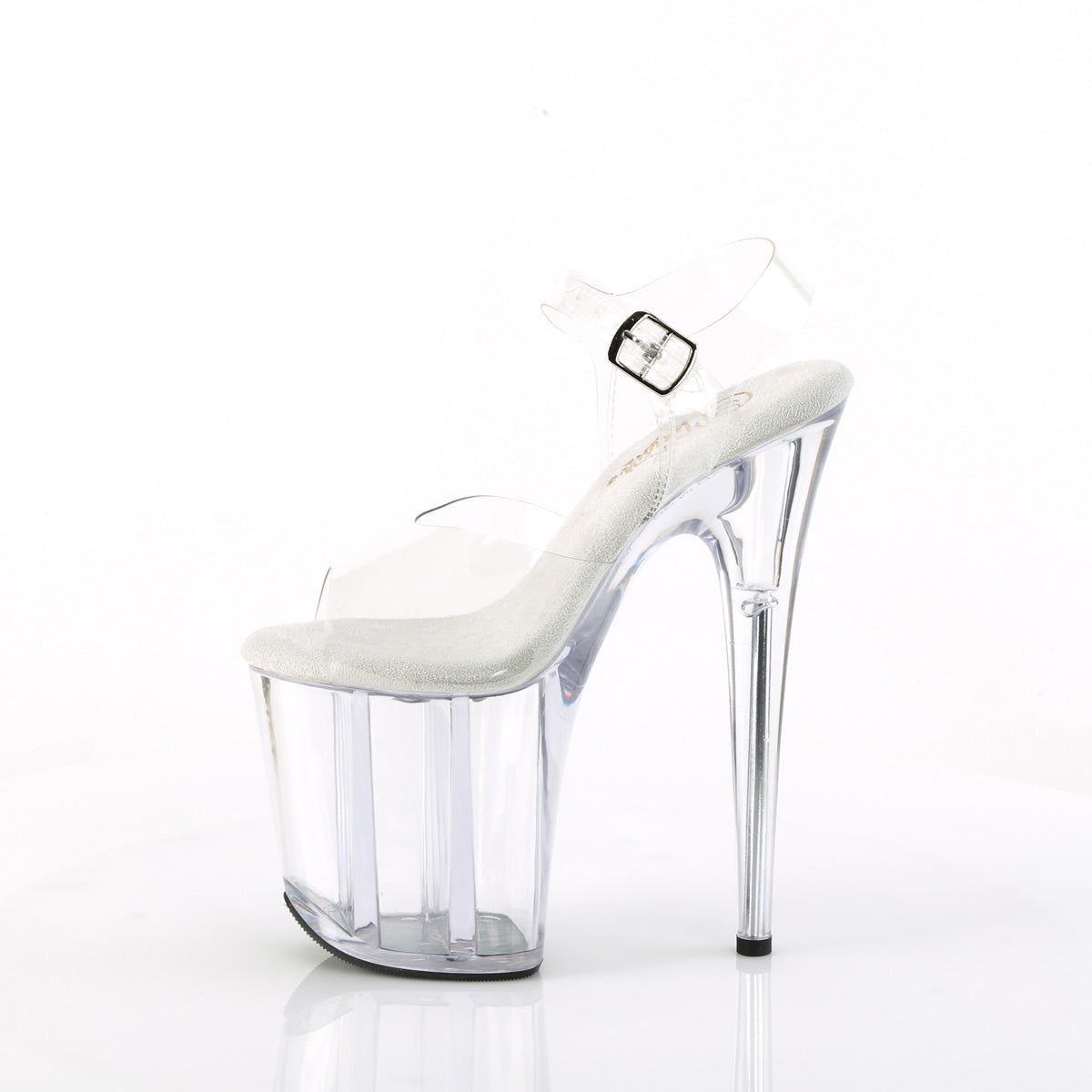 FLAMINGO-808 Pleaser Clear Transparent Platform Shoes (Sexy Shoes)