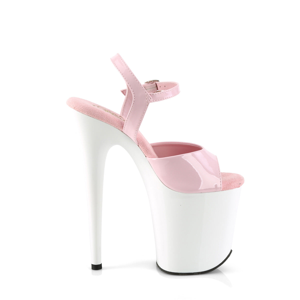 FLAMINGO-809 Pleaser B Pink Patent/White Platform Shoes (Sexy Shoes)