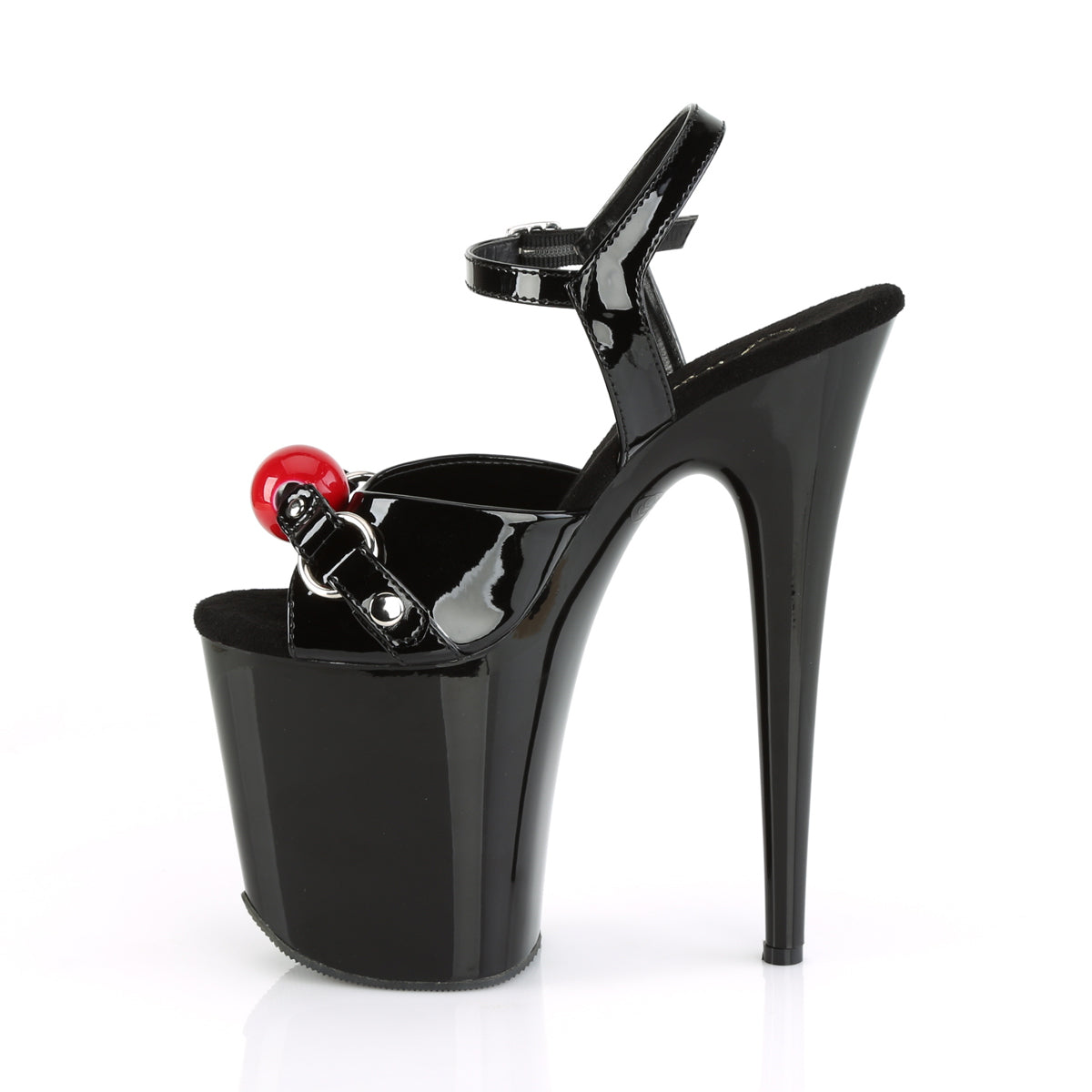 FLAMINGO-809GB Pleaser Black Patent Platform Shoes (Sexy Shoes)