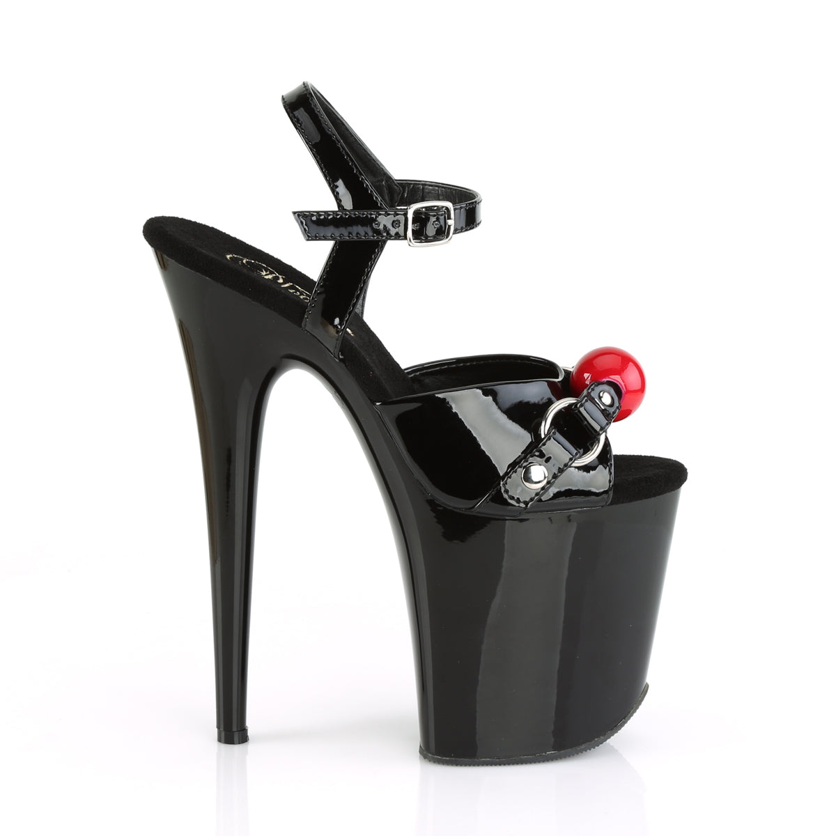 FLAMINGO-809GB Pleaser Black Patent Platform Shoes (Sexy Shoes)