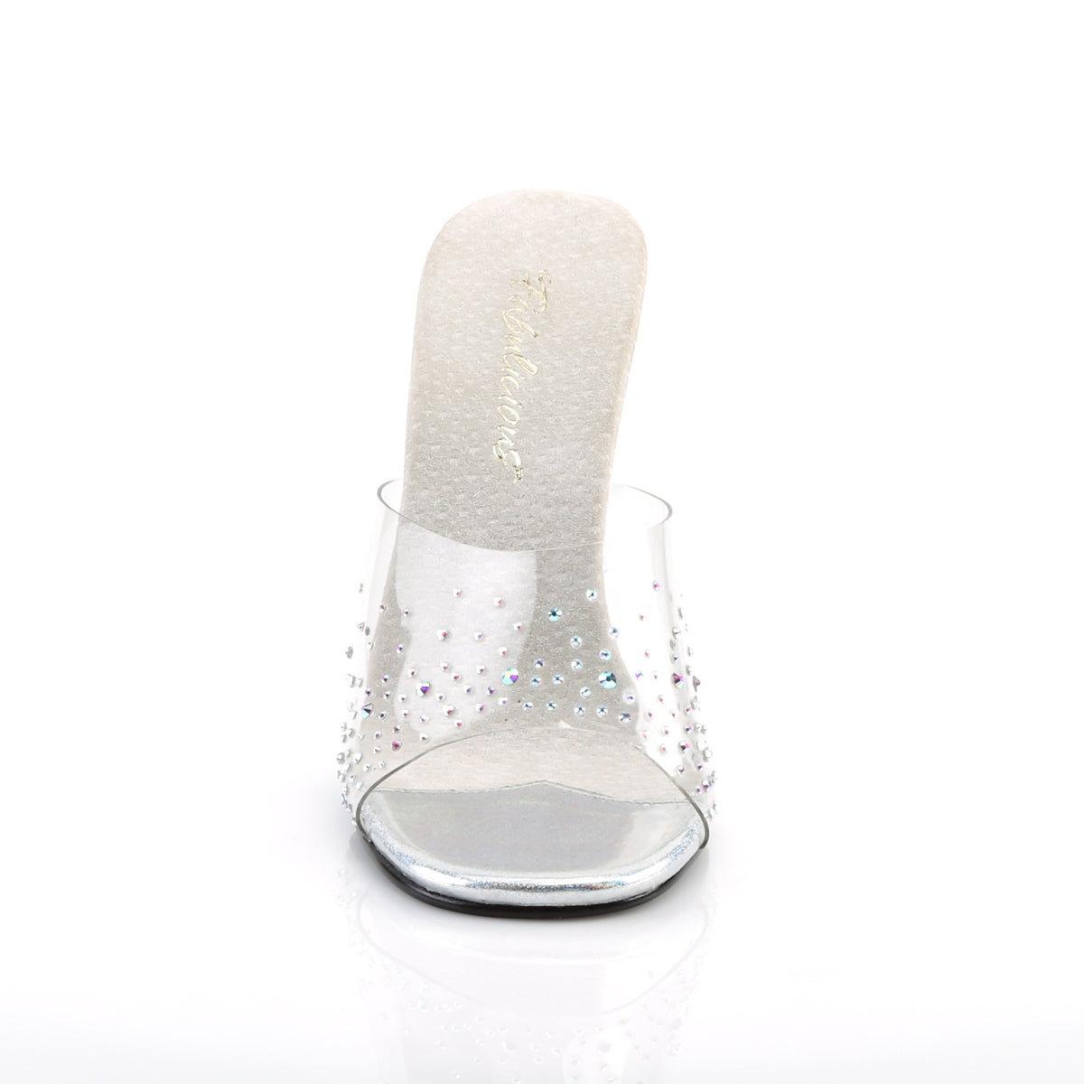 GALA-01SD Fabulicious Clear Transparent Shoes (posing comp heels)