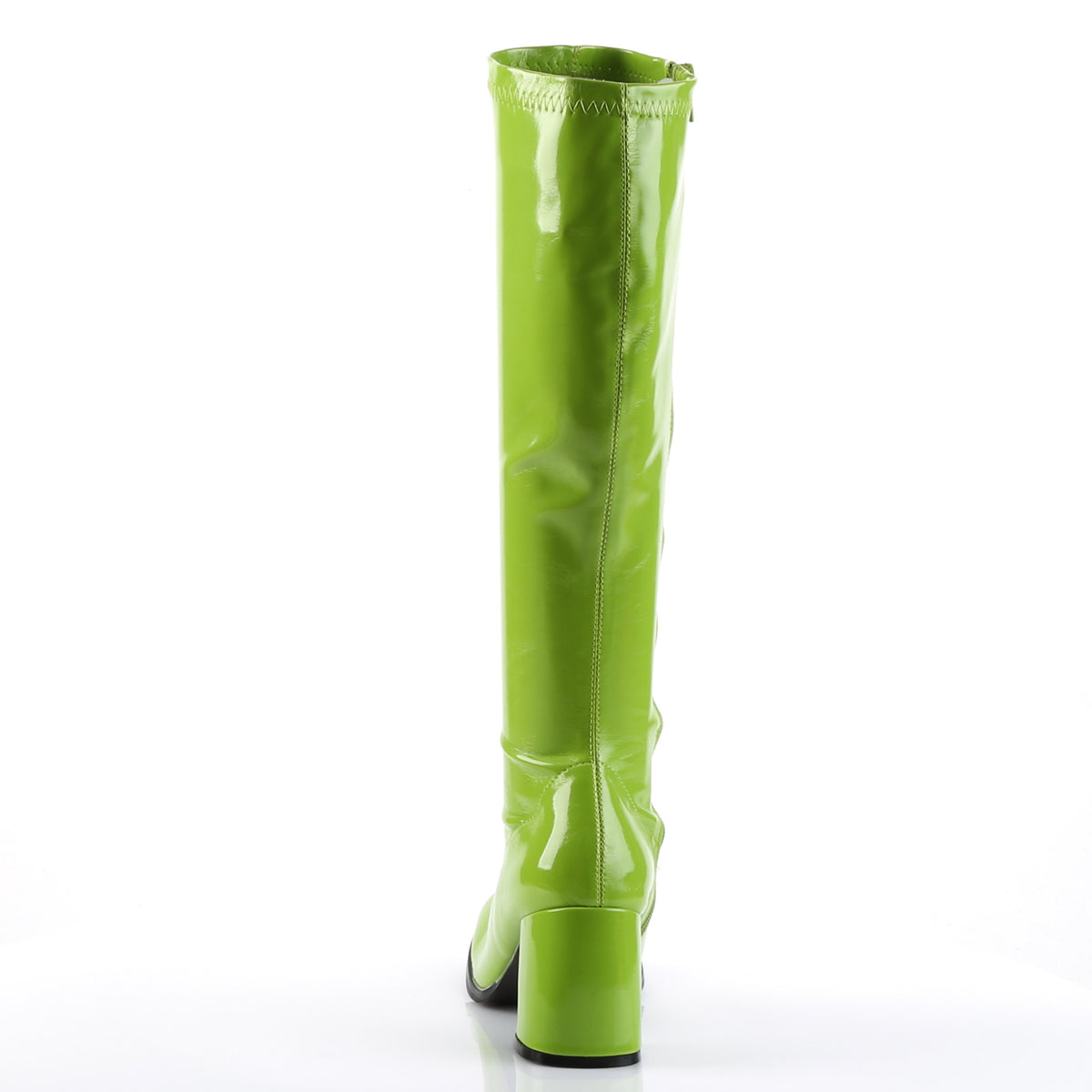 GOGO-300 Funtasma Lime Green Stretch Patent Women's Boots (Sexy Shoes)