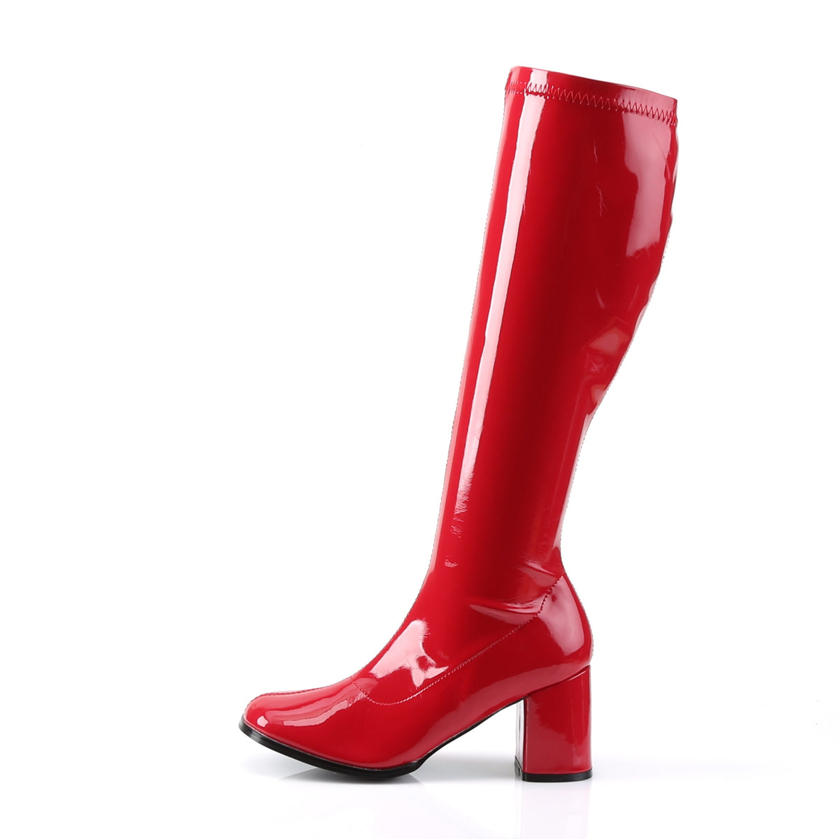 GOGO-300 Funtasma Red Stretch Patent Women's Boots (Sexy Shoes)