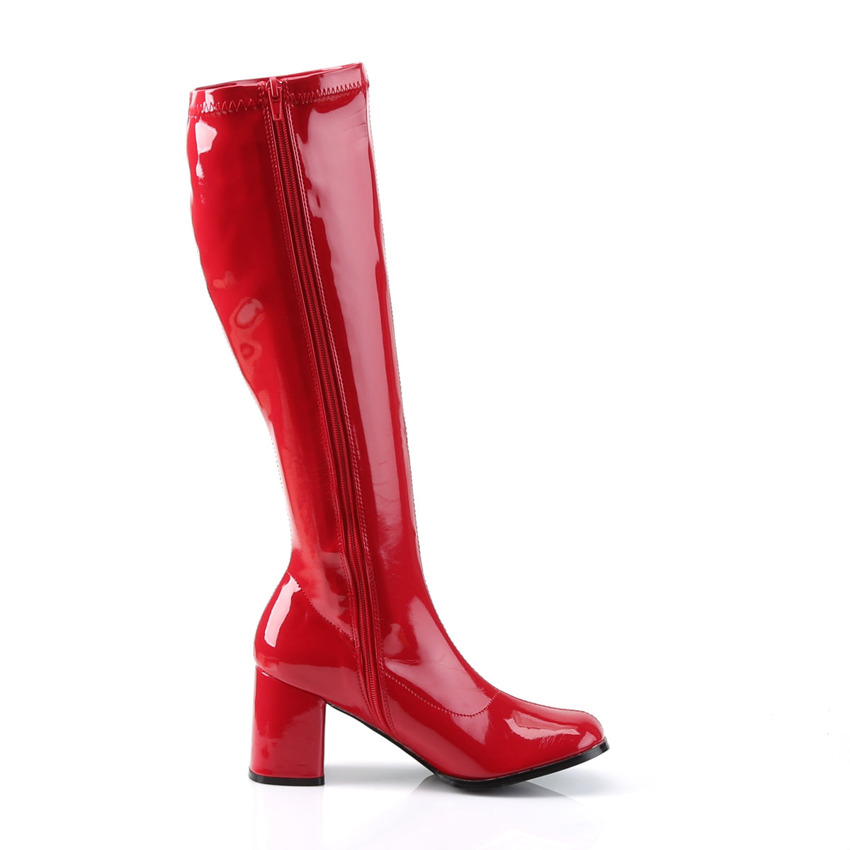 GOGO-300 Funtasma Red Stretch Patent Women's Boots (Sexy Shoes)