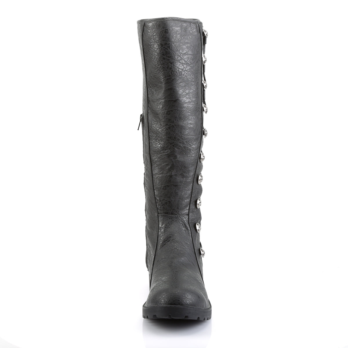 GOTHAM-109 Cosplay Funtasma Men's Boots Black Distressed Pu