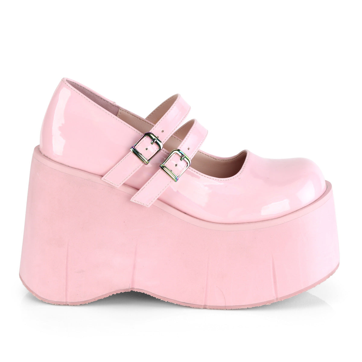 KERA-08 Demonia B Pink Hologram Women's Heels & Platform Shoes (Alternative Footwear)