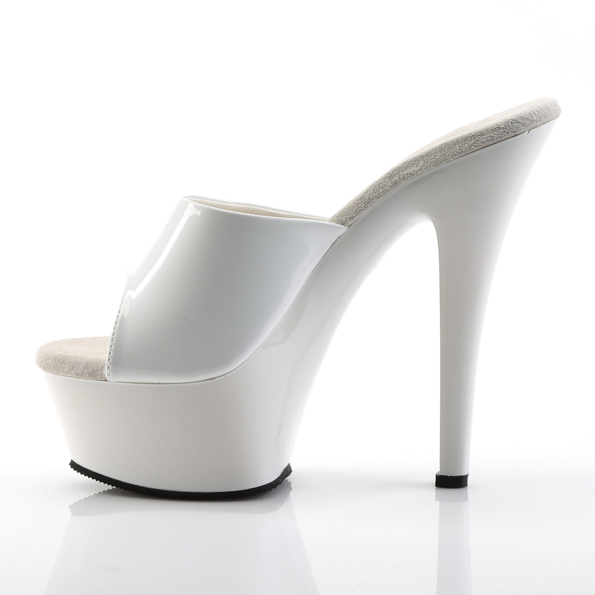 KISS-201 Pleaser White Patent/White Platform Shoes (Sexy Shoes)