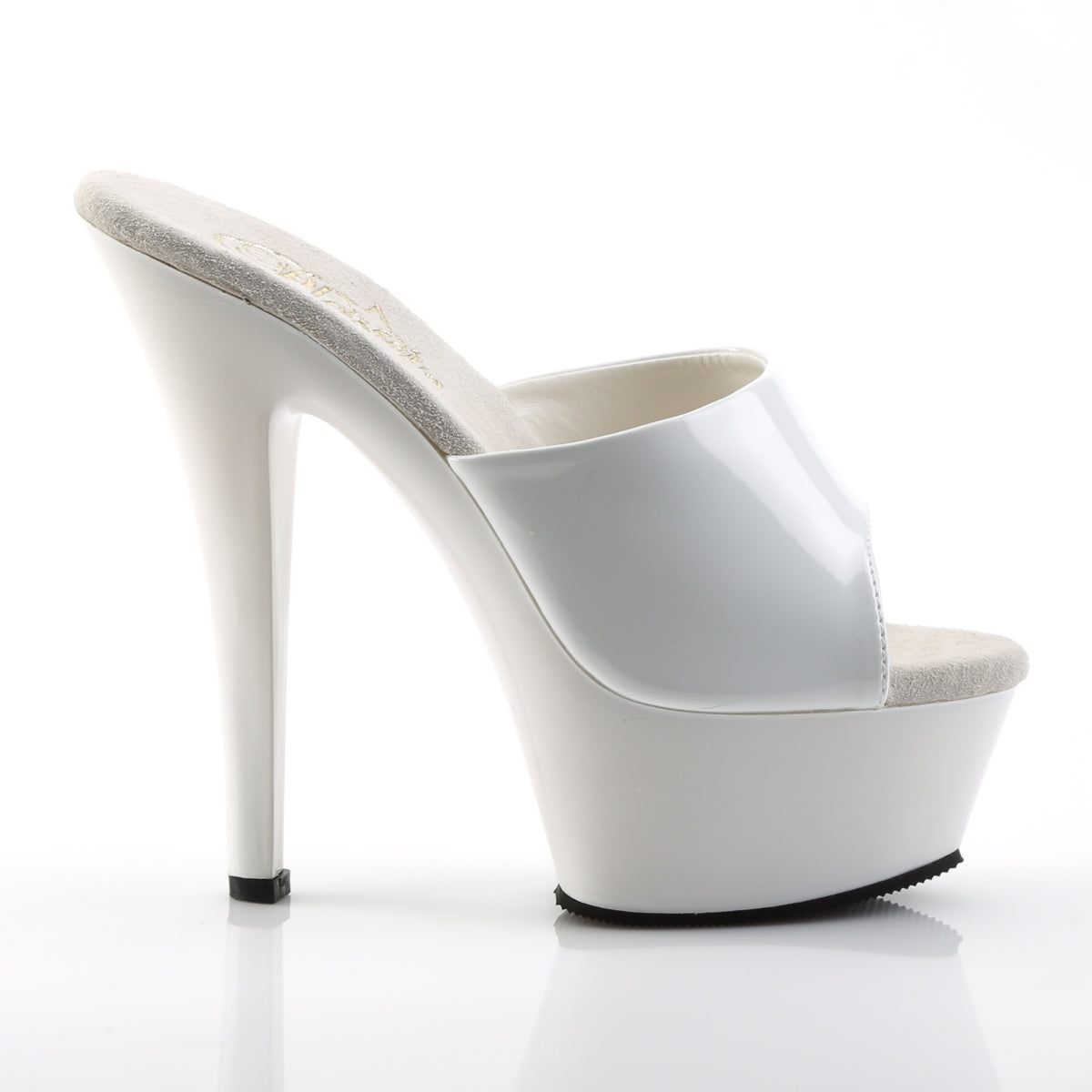 KISS-201 Pleaser White Patent/White Platform Shoes (Sexy Shoes)