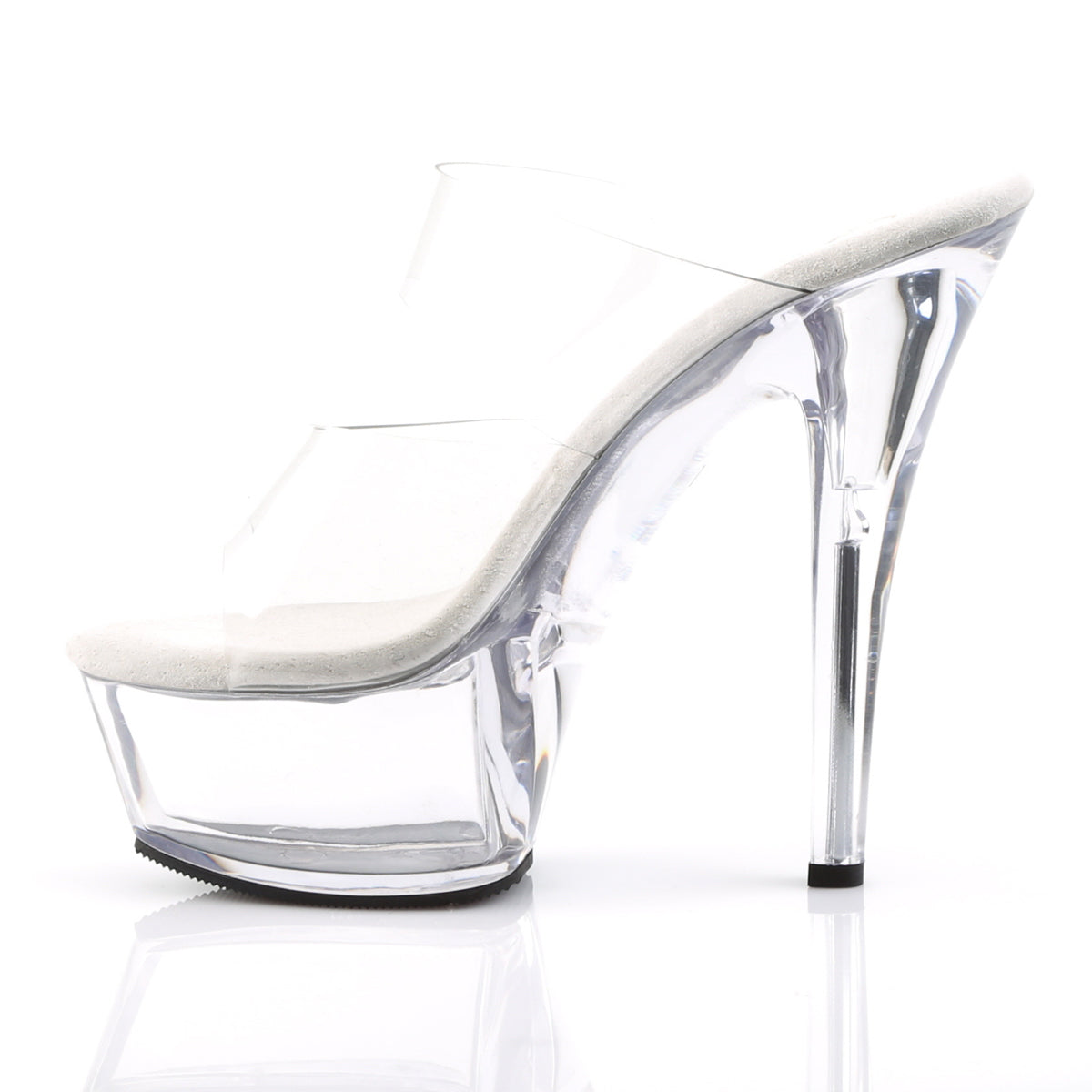 KISS-202 Pleaser Clear Transparent Platform Shoes (Sexy Shoes)