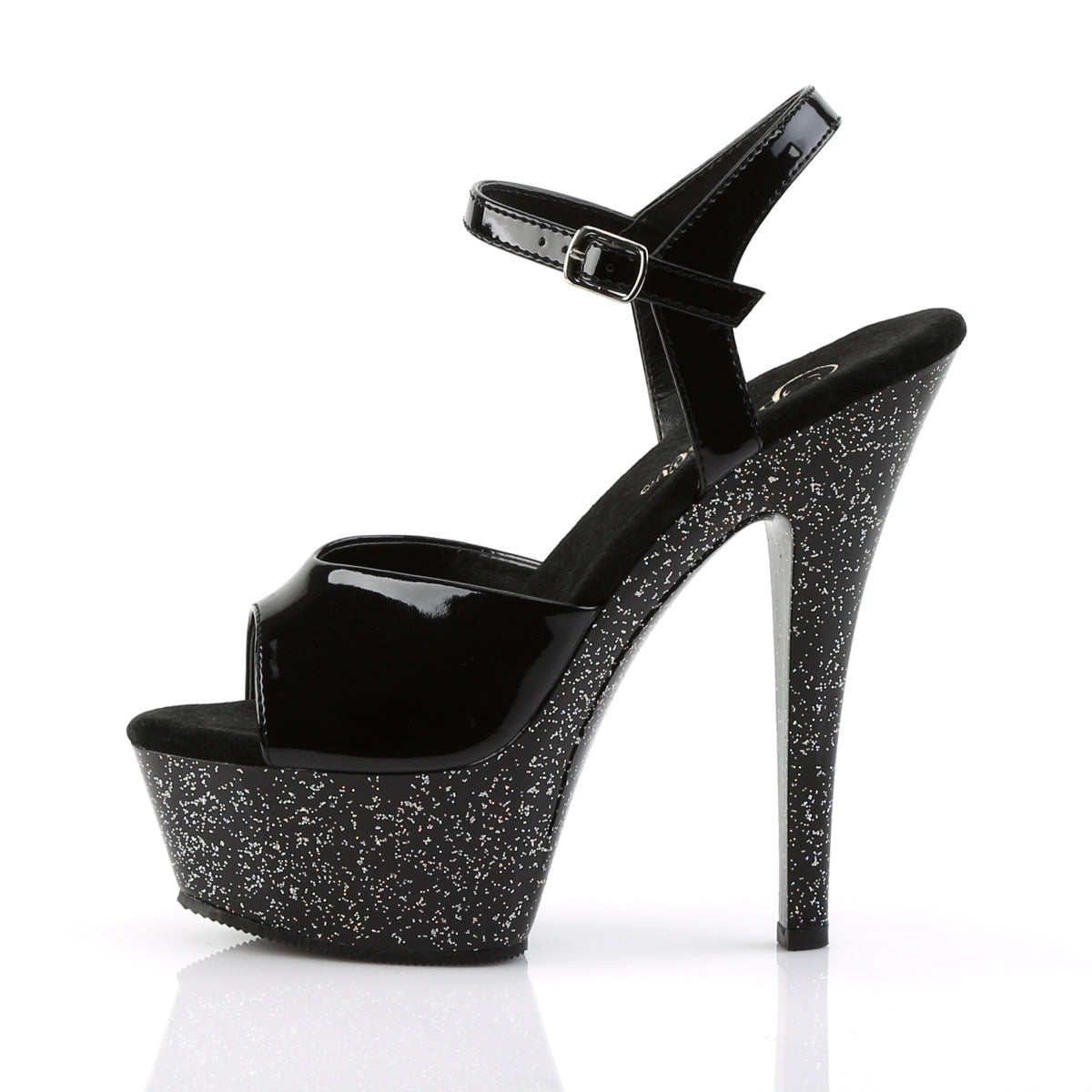 KISS-209MG Pleaser Black Platform Shoes (Sexy Shoes)