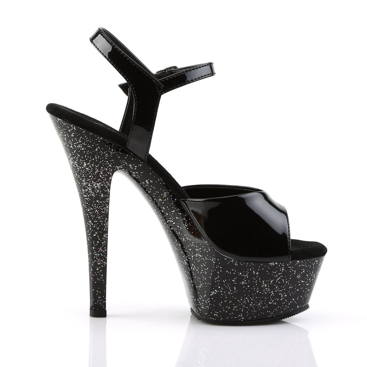 KISS-209MG Pleaser Black Platform Shoes (Sexy Shoes)