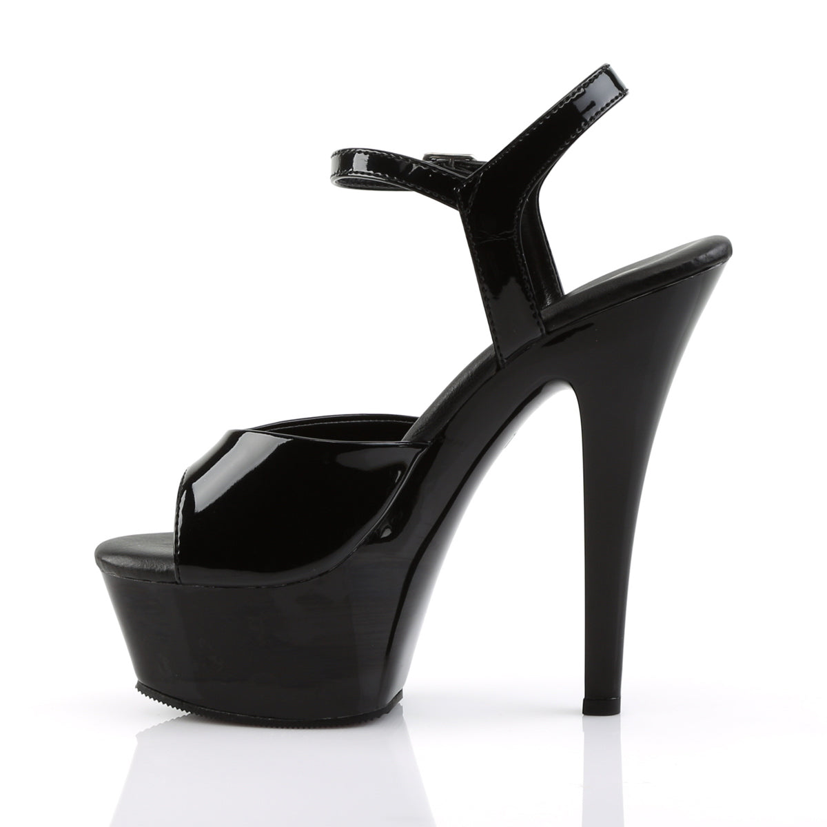 KISS-209VL Pleaser Black Patent Platform Shoes (Sexy Shoes)